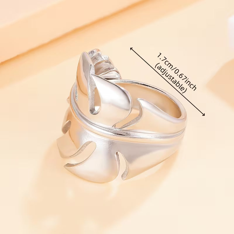 Bague à feuille de Monstera