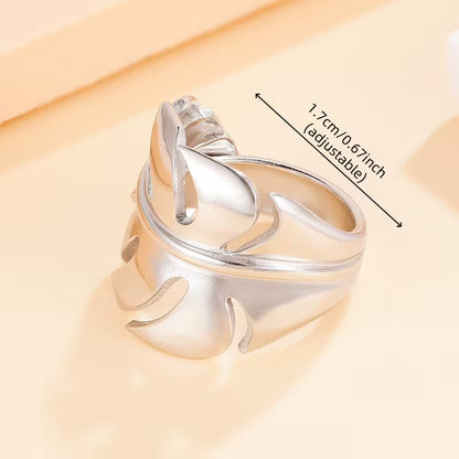 Bague à feuille de Monstera