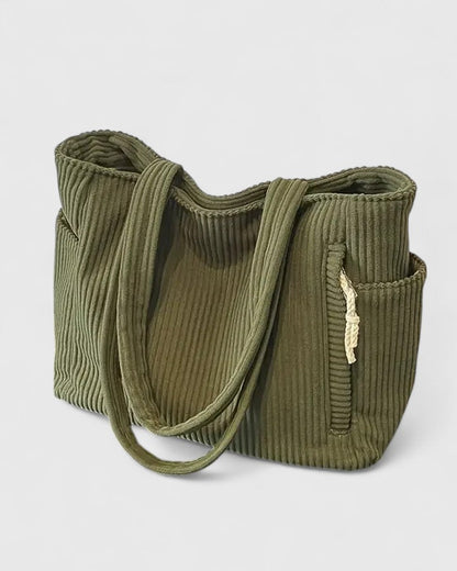 LIORANE | Sac côtelé à détails de cordon