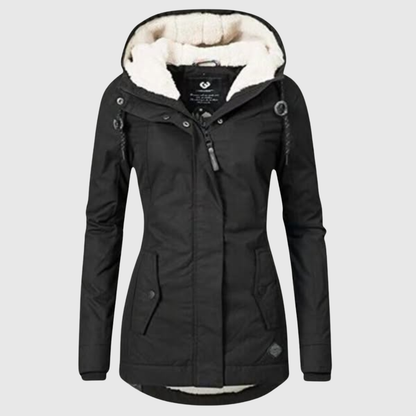 Parka d'hiver longue à capuche