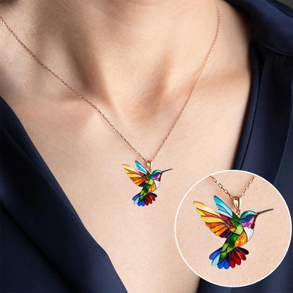COLIBRI | Collier multicolore éclat de colibri