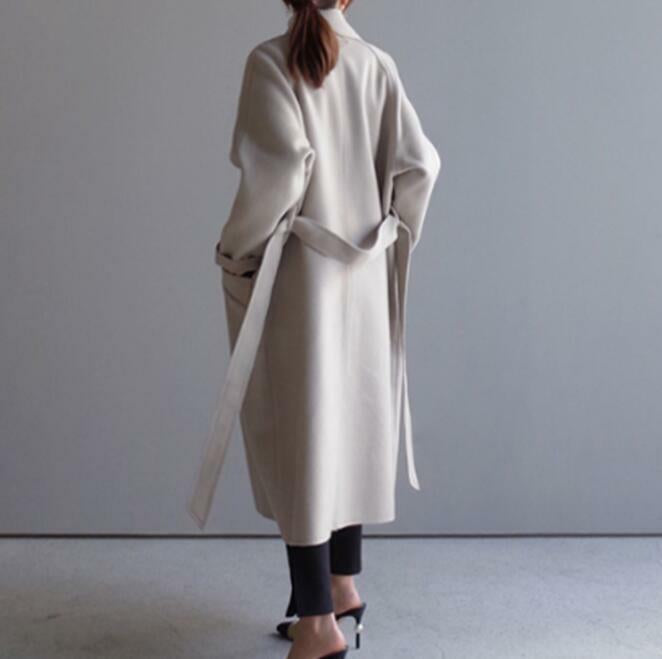 Trench-coat classique croisé ceinturé