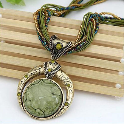 LUNA | Collier pendentif bohème
