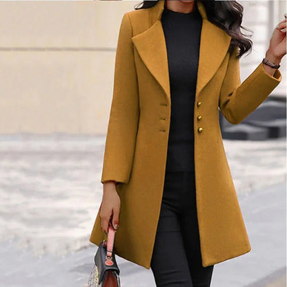 Manteau longline cintré
