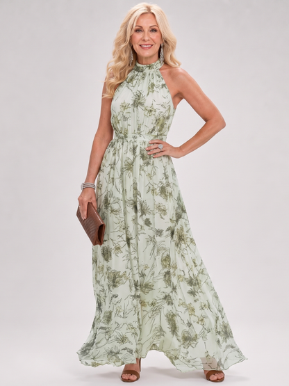 Robe Midi à Jupe Fluide et Imprimé Floral GUINEVERE