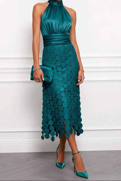 Celine | Robe midi élégante pour cérémonies