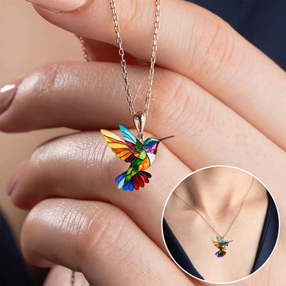 COLIBRI | Collier multicolore éclat de colibri