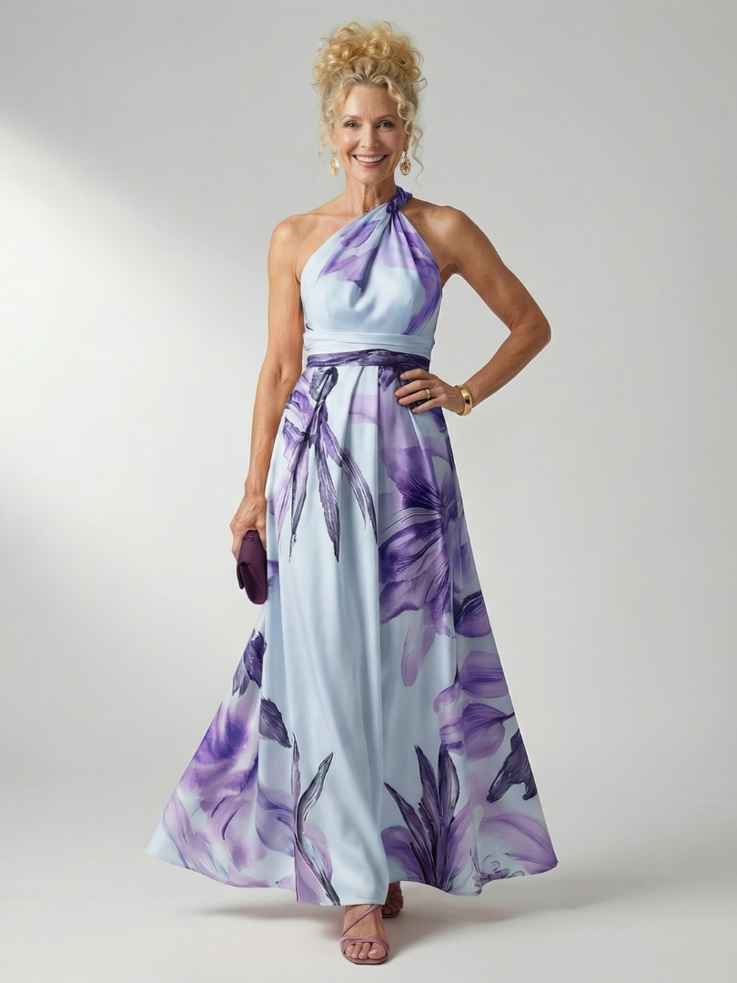 Robe Longue Florale Légère AMIEL