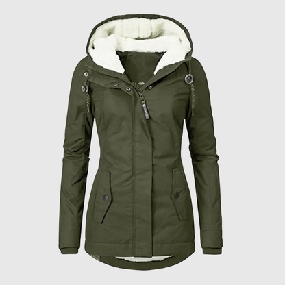 Parka d'hiver longue à capuche