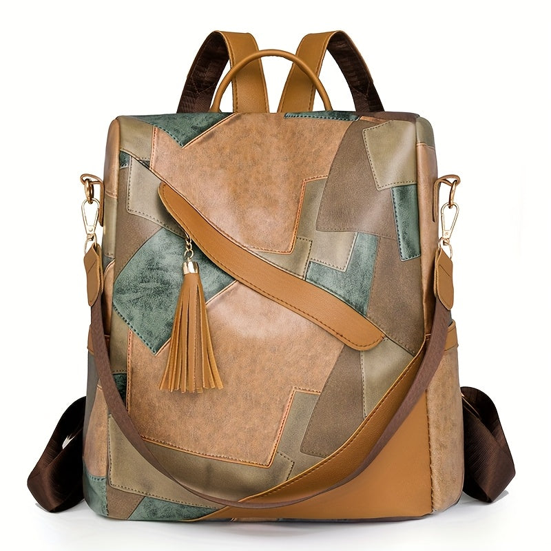 DELFINA | Sac à dos antivol à carreaux