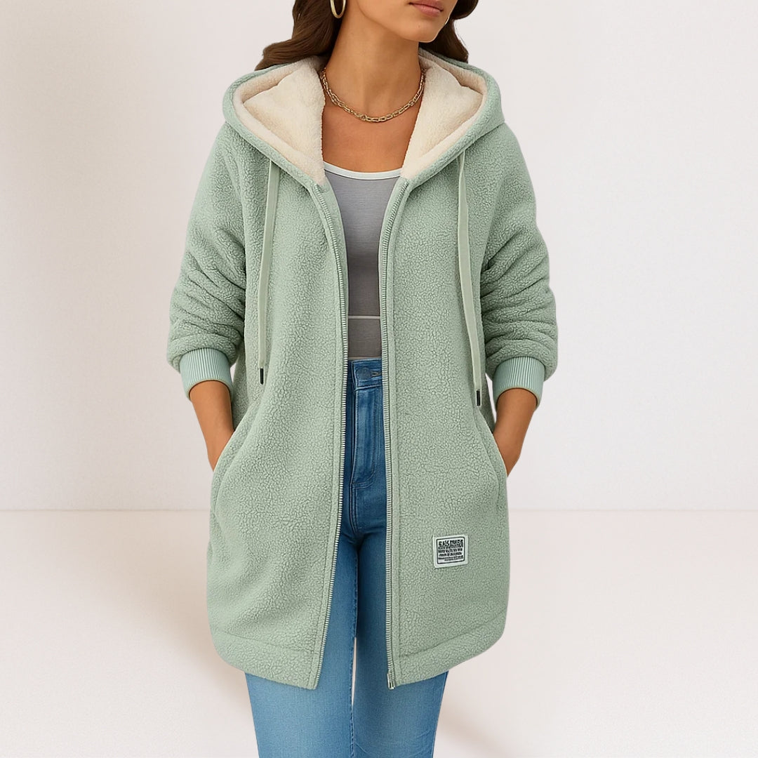 Marceline | Veste à capuche cosy