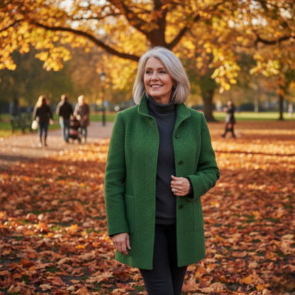 Manteau longline cintré élégant