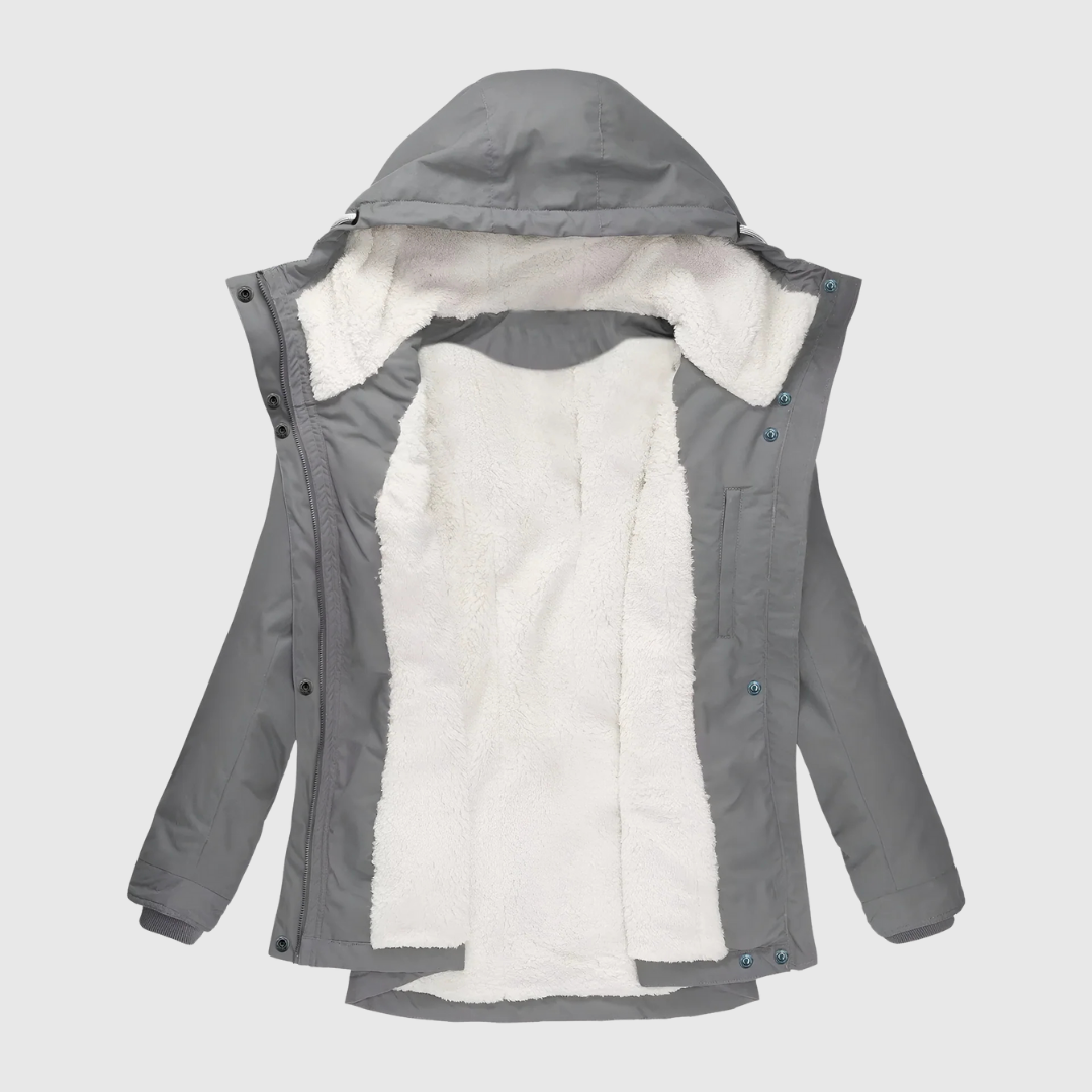 Parka d'hiver longue à capuche