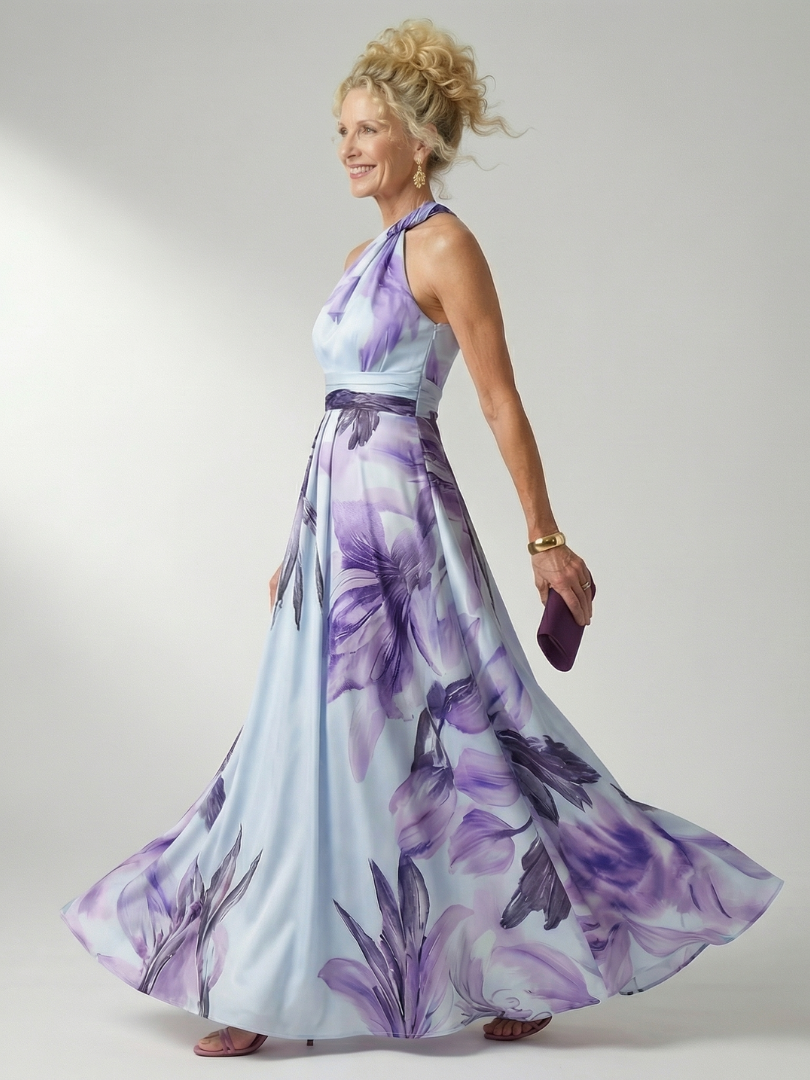 Robe Longue Florale Légère AMIEL