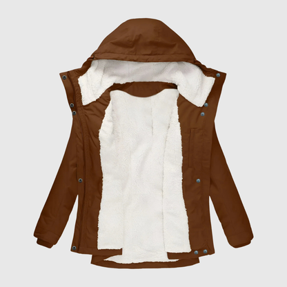 Parka d'hiver longue à capuche