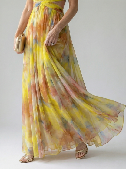 Robe Longue Cache-Cœur Douce ISEL