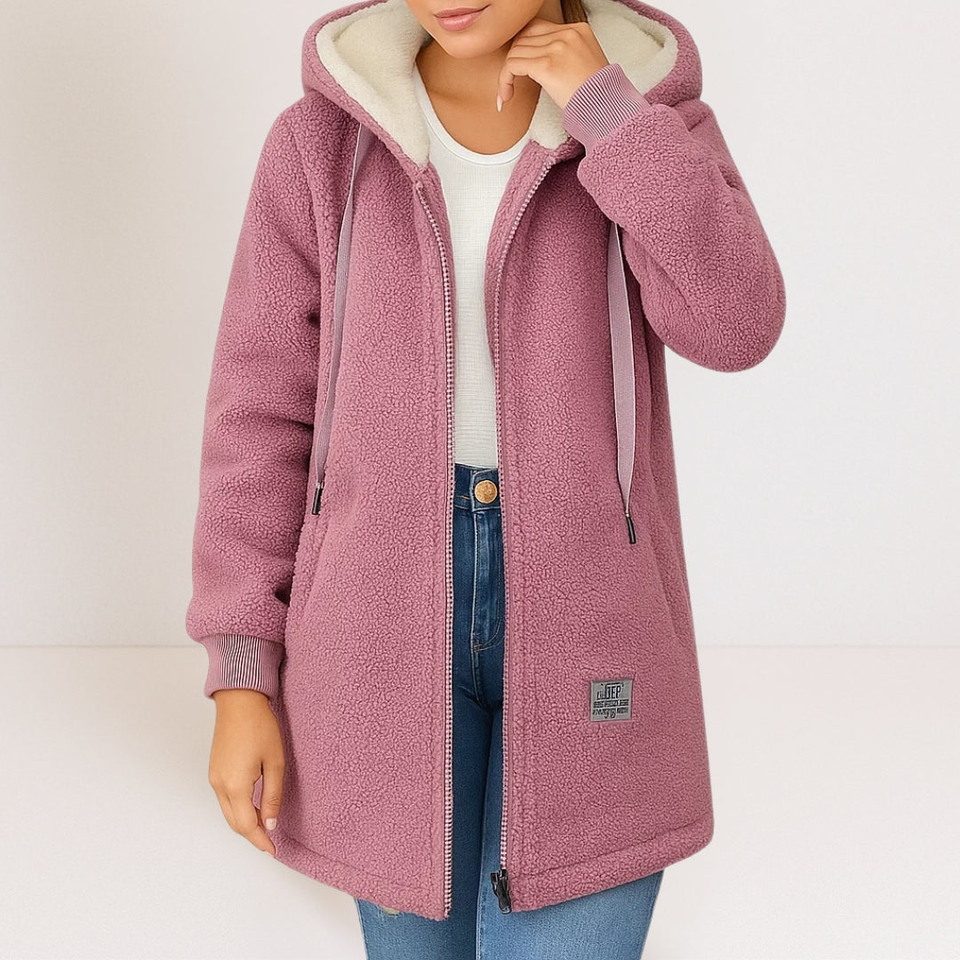 Marceline | Veste à capuche cosy