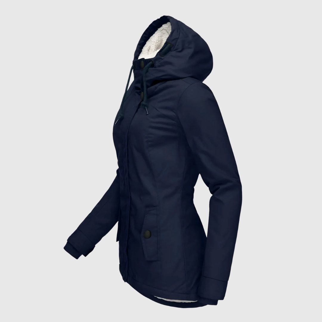 Parka d'hiver longue à capuche