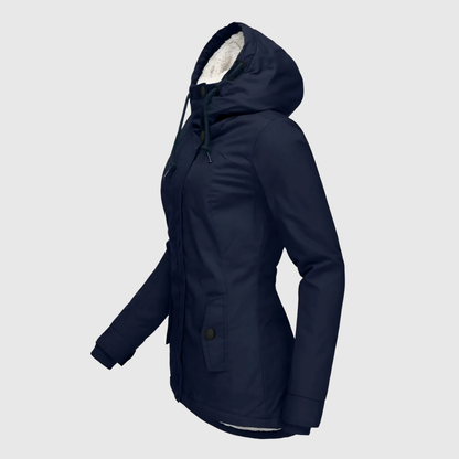 Parka d'hiver longue à capuche