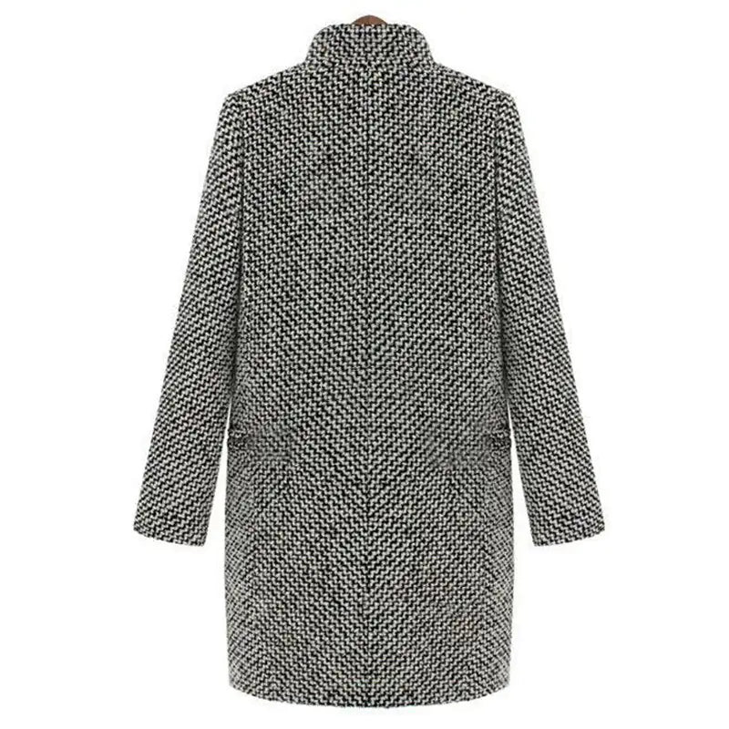 Manteau long ajusté élégant