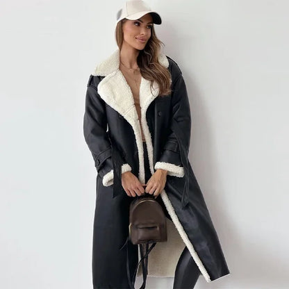 Trench-coat portefeuille ceinturé