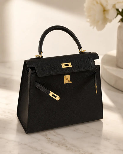 Celeste | Sac Structuré à Poignée Supérieure