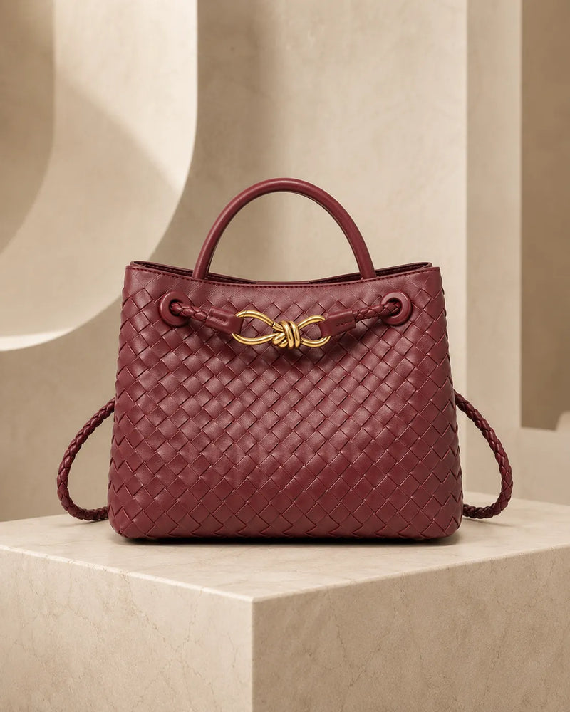 Valeria | Sac Tressé à Poignée Supérieure