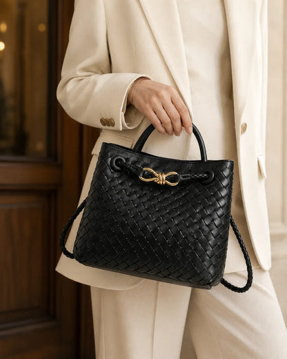 Valeria | Sac Tressé à Poignée Supérieure
