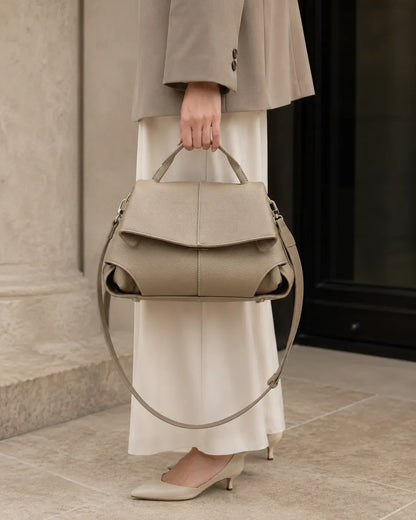 Vivienne | Sac Cartable à Pli Sculptural