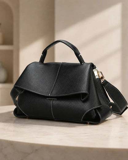 Vivienne | Sac Cartable à Pli Sculptural