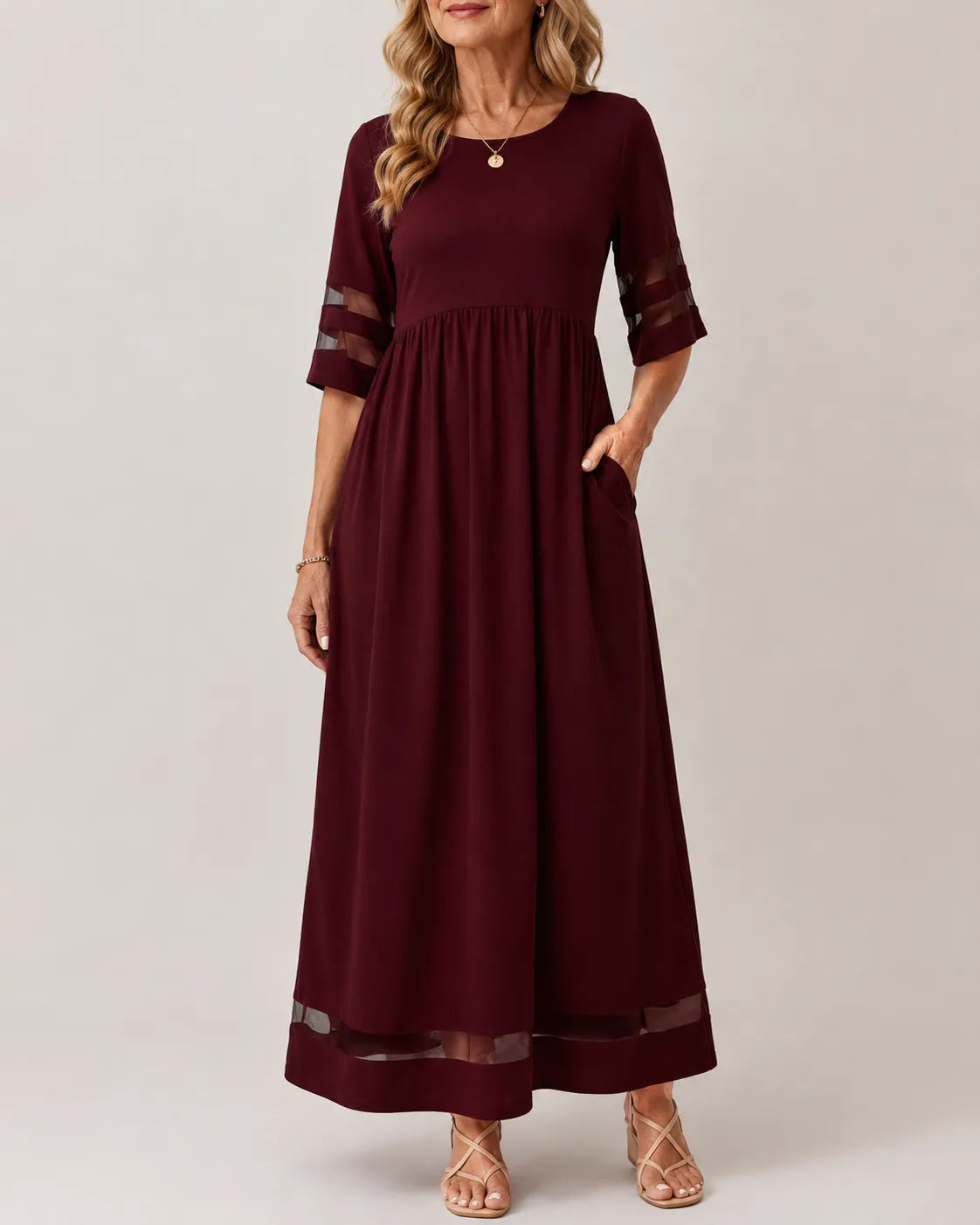 Aubrey™ – Robe midi flatteuse qui lisse le ventre