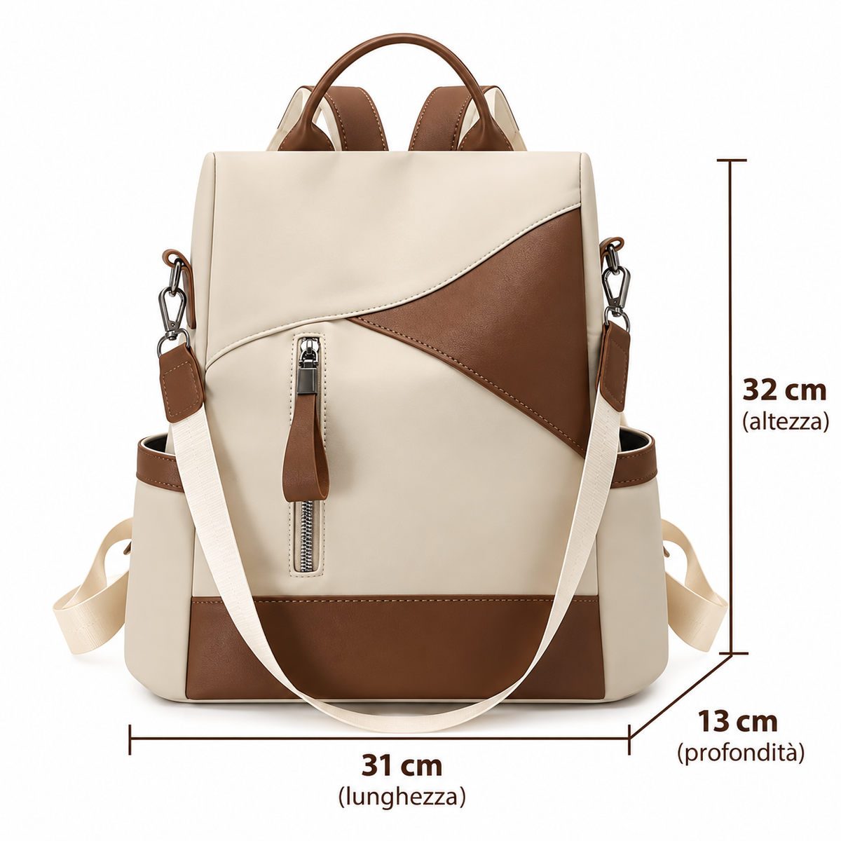 TOSCA | Sac à dos antivol convertible