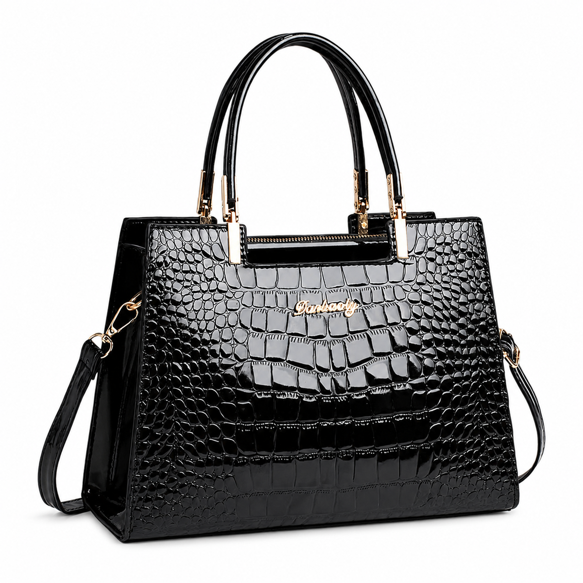 JULIETTE | Sac brillant effet croco