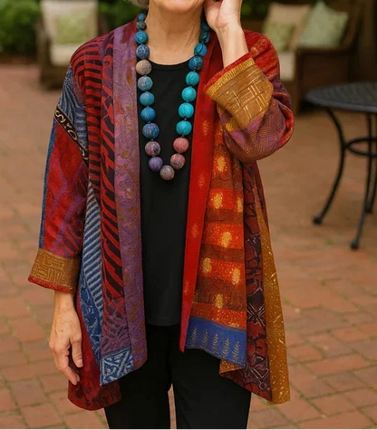 Cardigan Élégant à Drapé ASTRID