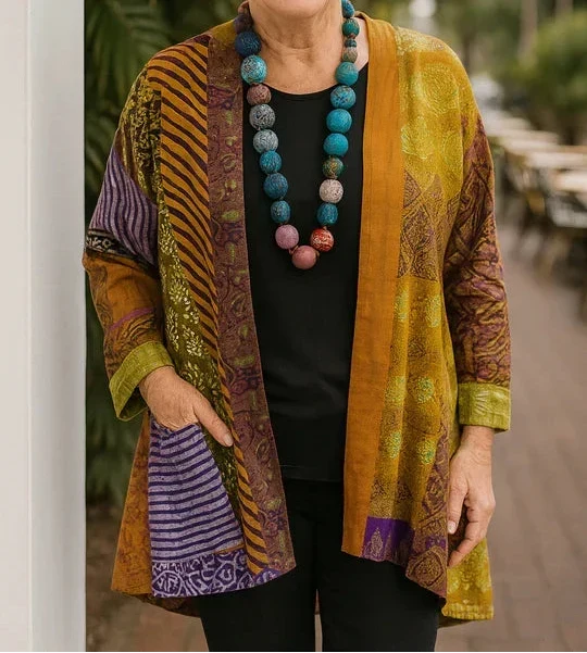 Cardigan Élégant à Drapé ASTRID