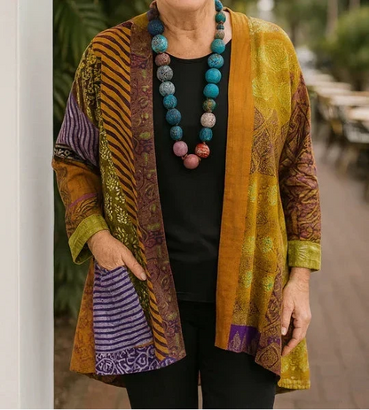 Cardigan Élégant à Drapé ASTRID