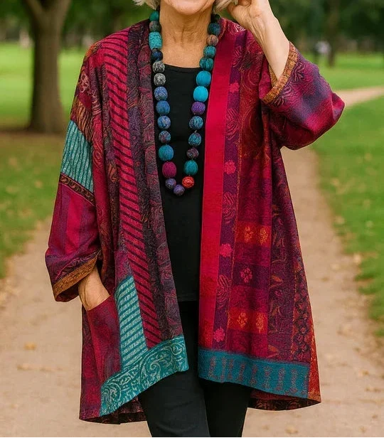 Cardigan Élégant à Drapé ASTRID