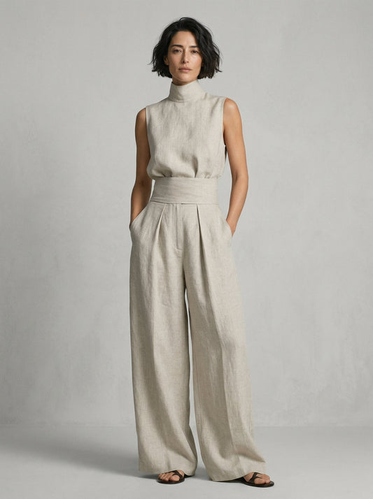 Nuria | Ensemble minimaliste de tops sans manches • S1
