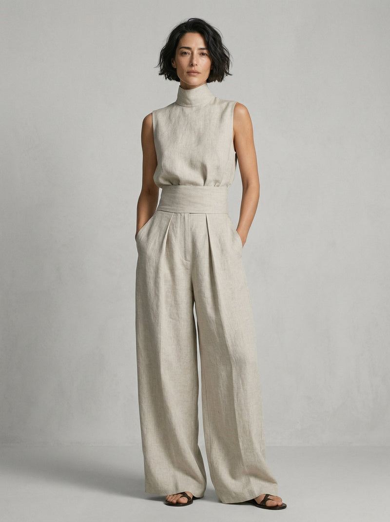 Nuria | Ensemble minimaliste de tops sans manches • S1