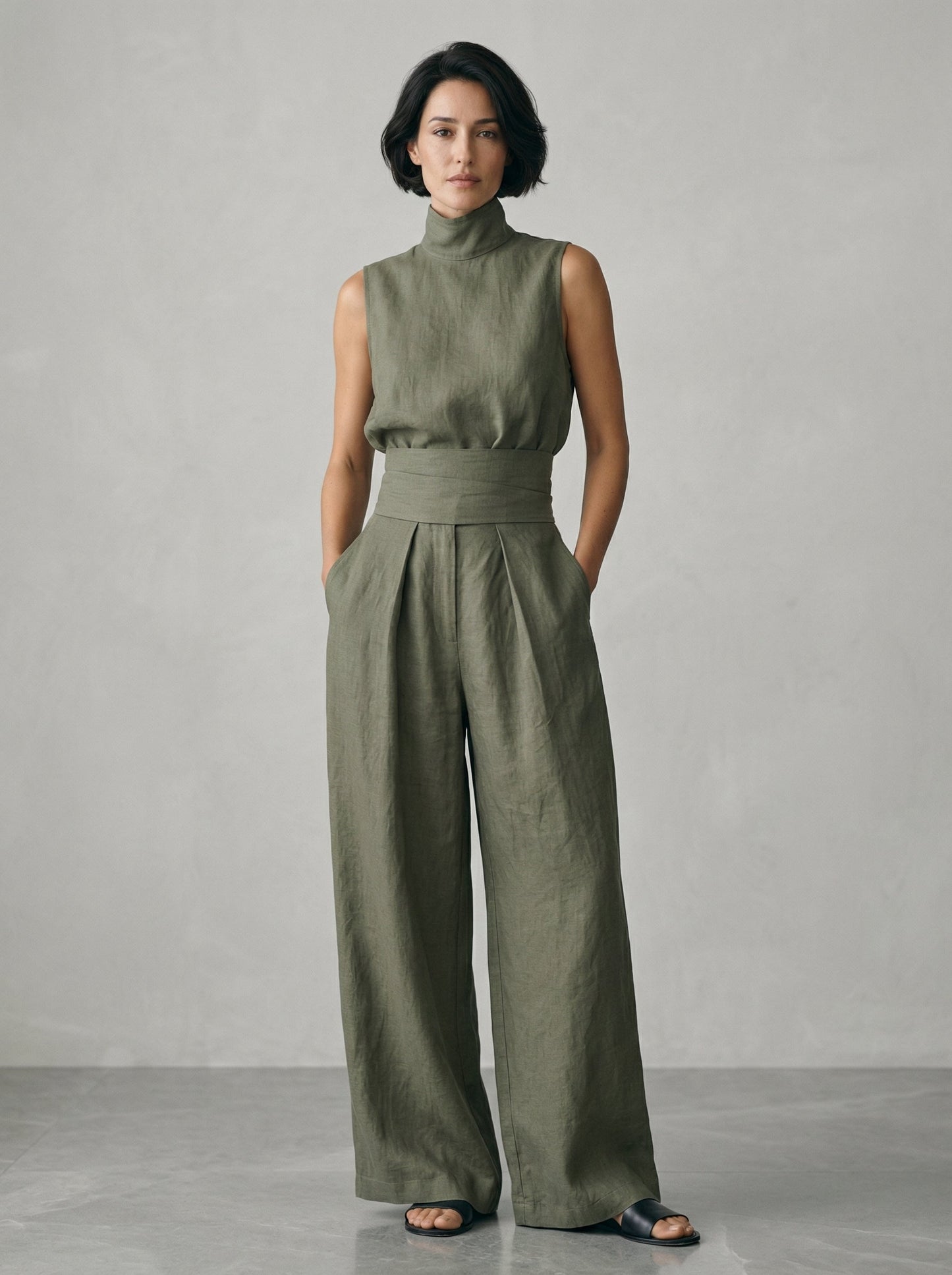 Nuria | Ensemble minimaliste de tops sans manches • S1