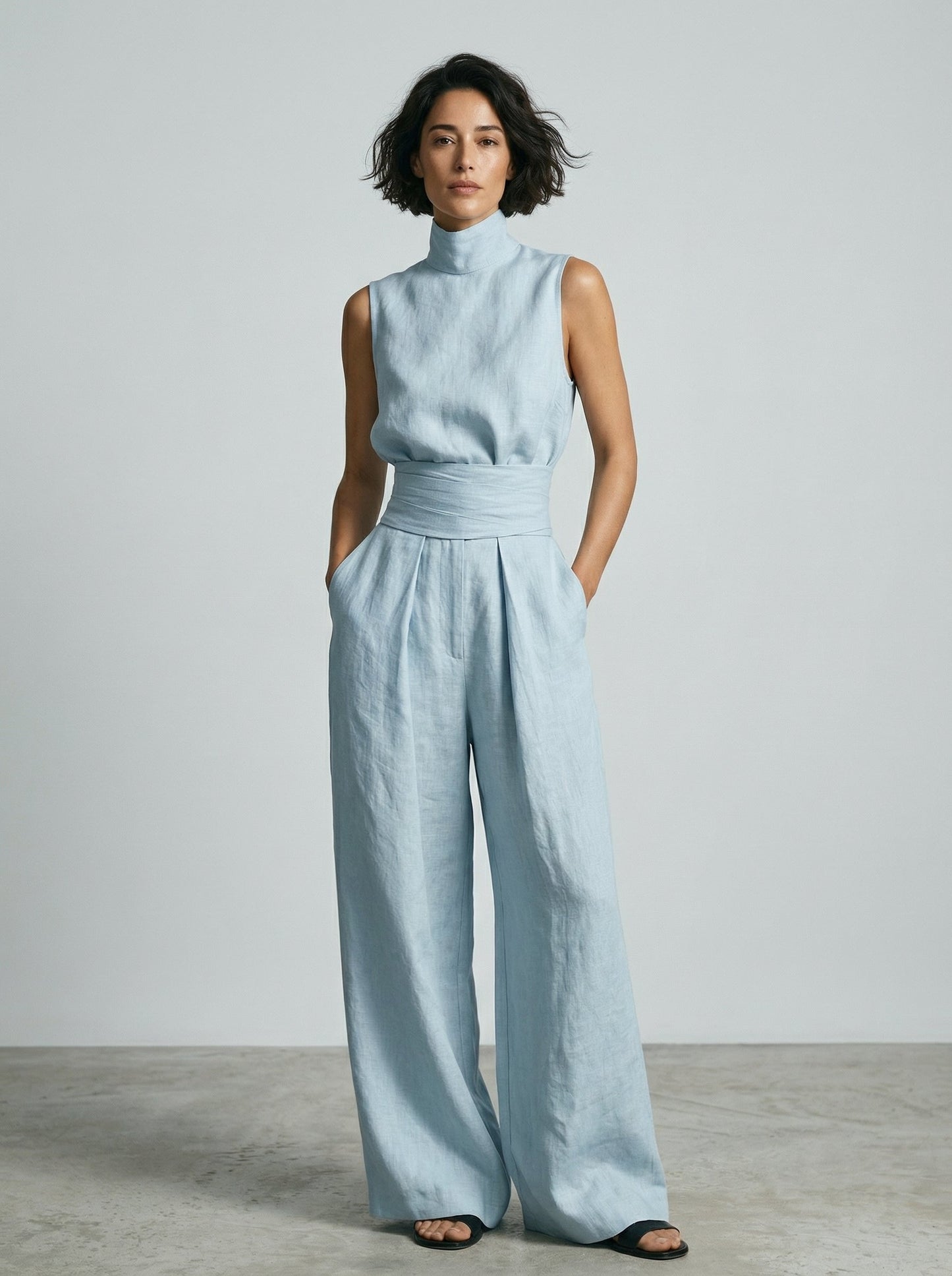 Nuria | Ensemble minimaliste de tops sans manches • S1
