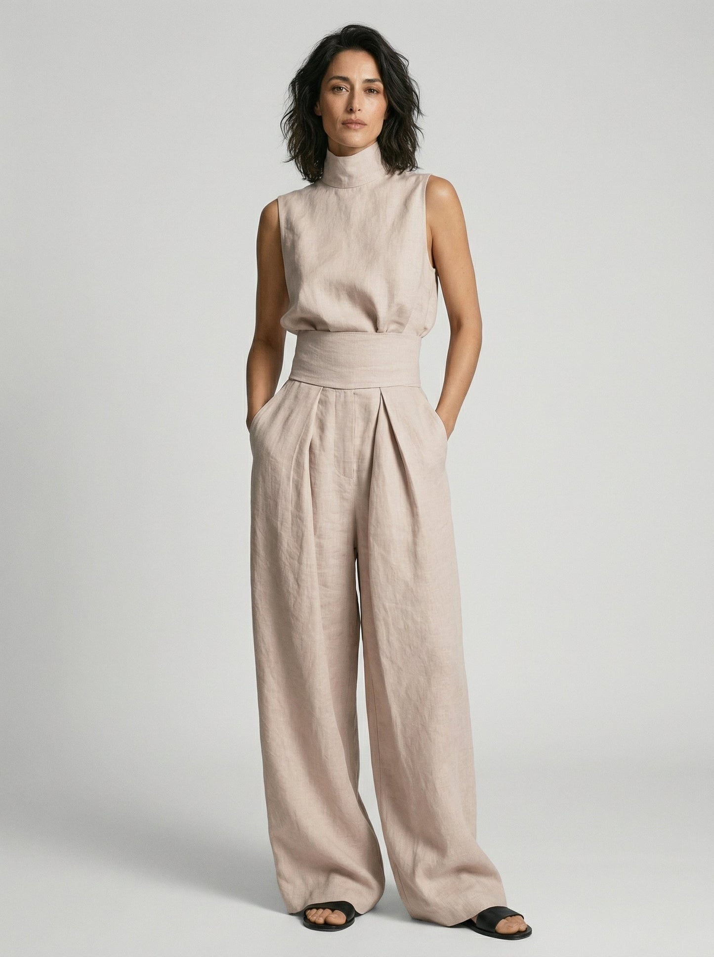 Nuria | Ensemble minimaliste de tops sans manches • S1