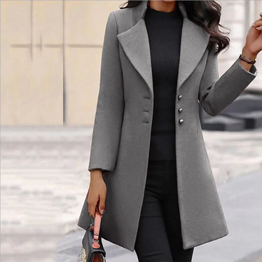 Manteau longline cintré
