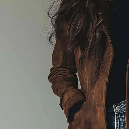 Veste longline décontractée