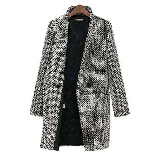 Manteau long ajusté élégant