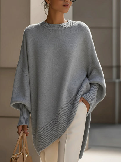 Isolde | Pull oversize à drapé en maille