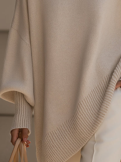 Isolde | Pull oversize à drapé en maille