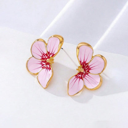 Boucles d'oreilles en pétales de papillon
