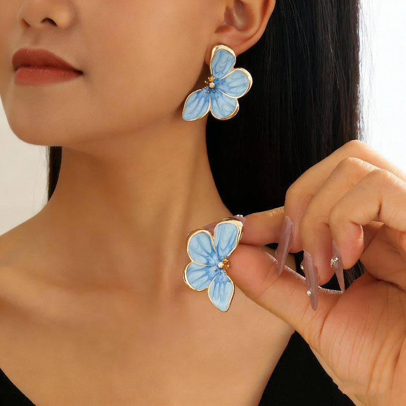 Boucles d'oreilles en pétales de papillon