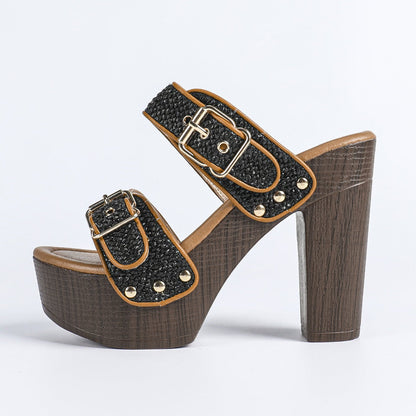 Valentina talons à double boucle